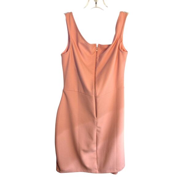 Symphny Large Pink Women's Sleeveless Dress Short Formal Miss Size 12 14 L - Picture 5 of 6